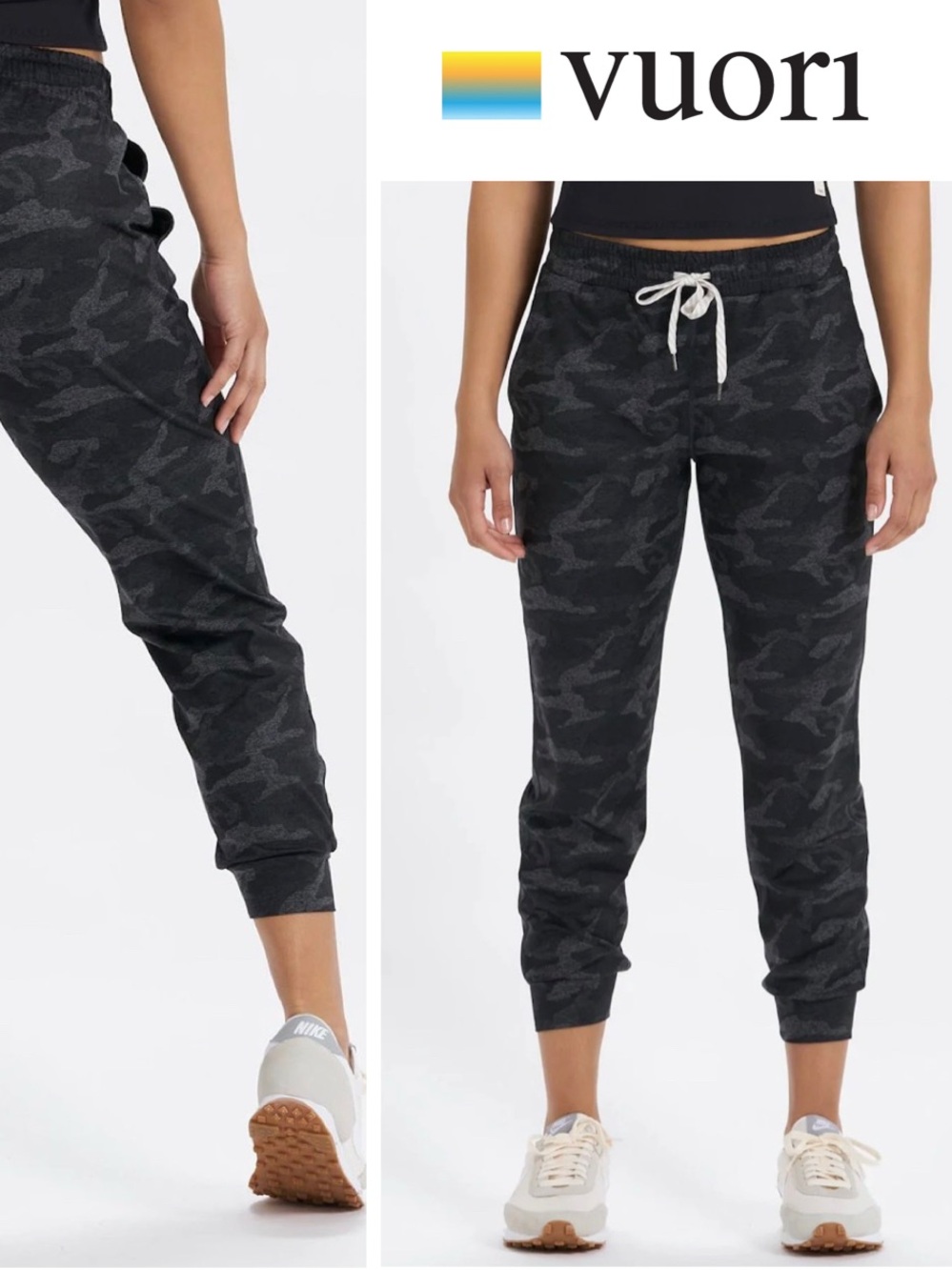 Vuori Performance Joggers in Dark Camo
